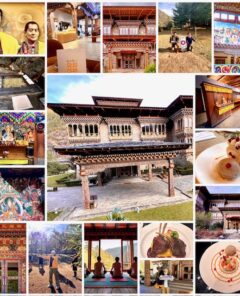 A collage of Bhutan travel pictures