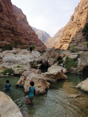 travel to see a pool nowhere in Oman