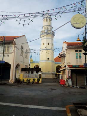 historical tower in the Penang