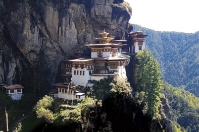 Bhutan Bliss Temple on the Mountain