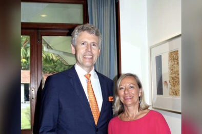 The Danish Ambassador At Home IN Thailand With His Wife
