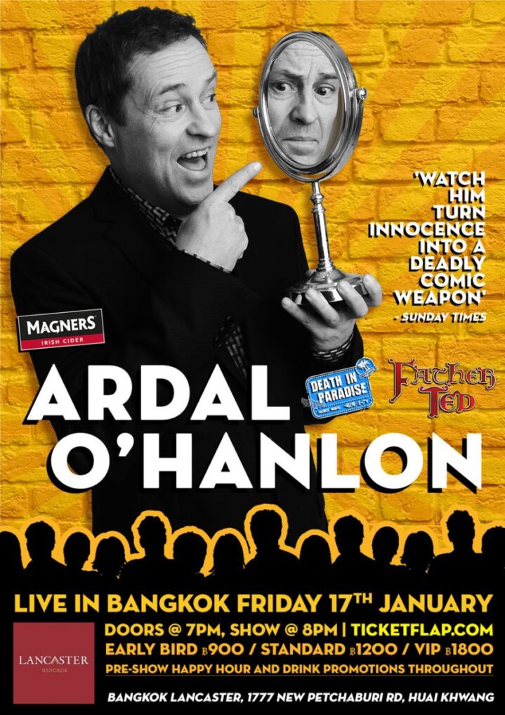 ARDAL O’HANLON LIVE IN BANGKOK!
