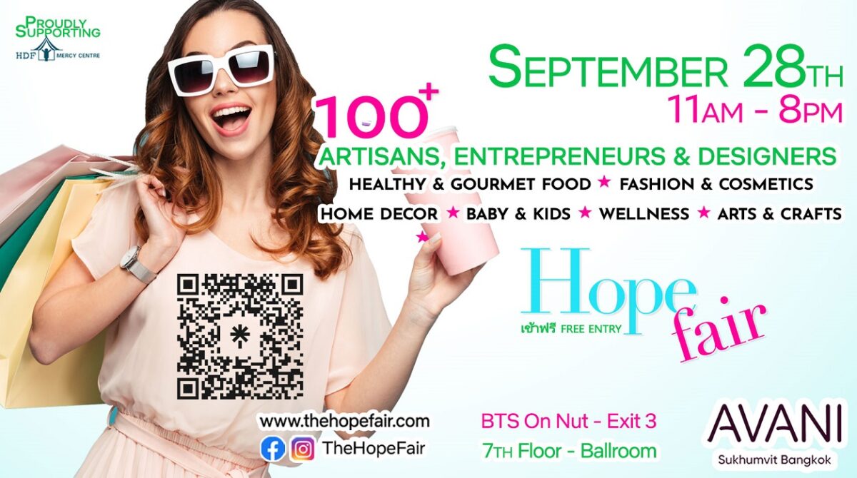Poster for Hope Fair in Bangkok