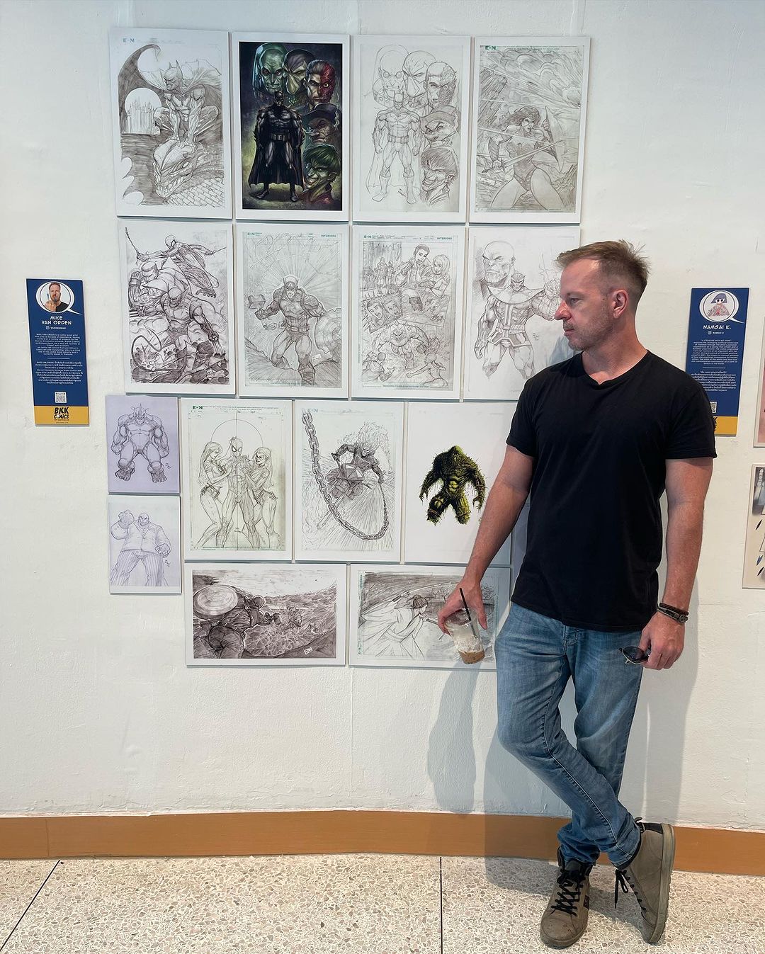 Mike Van Orden, Marvel Comic Book Artist in Bangkok