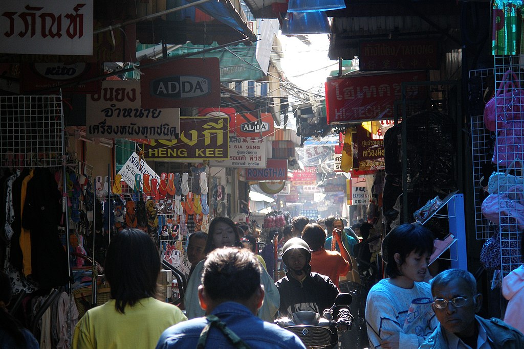 Sampeng Lane in Bangkok Chinatown