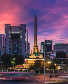 Victory Monument in Bangkok, Thailand