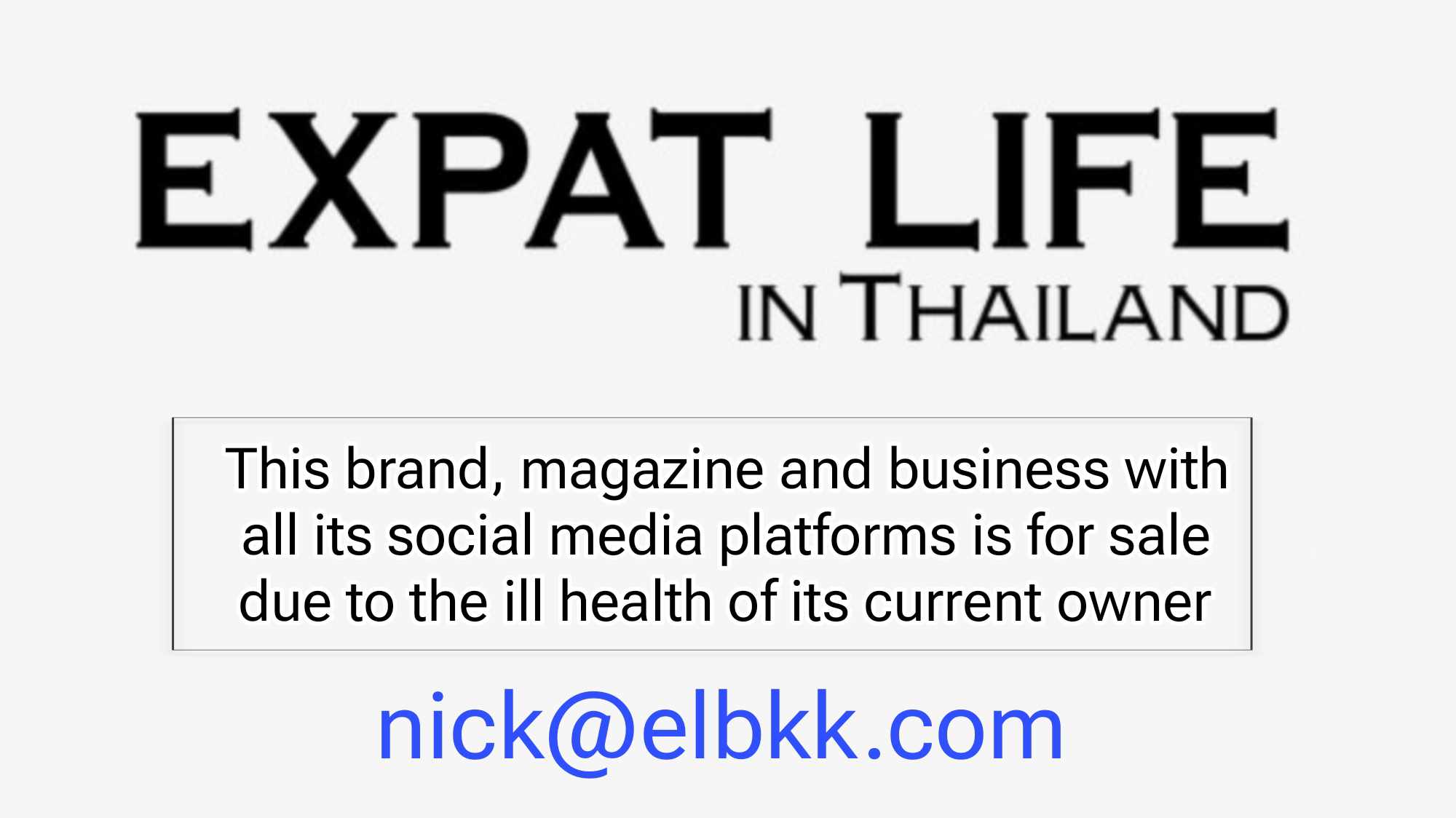 Expat Life in Thailand