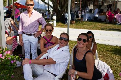 Pink Polo Family Watching