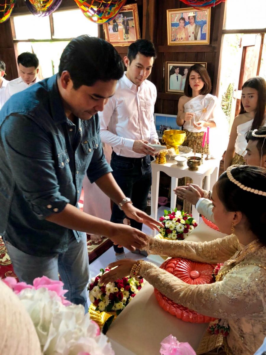 The wedding-ceremony